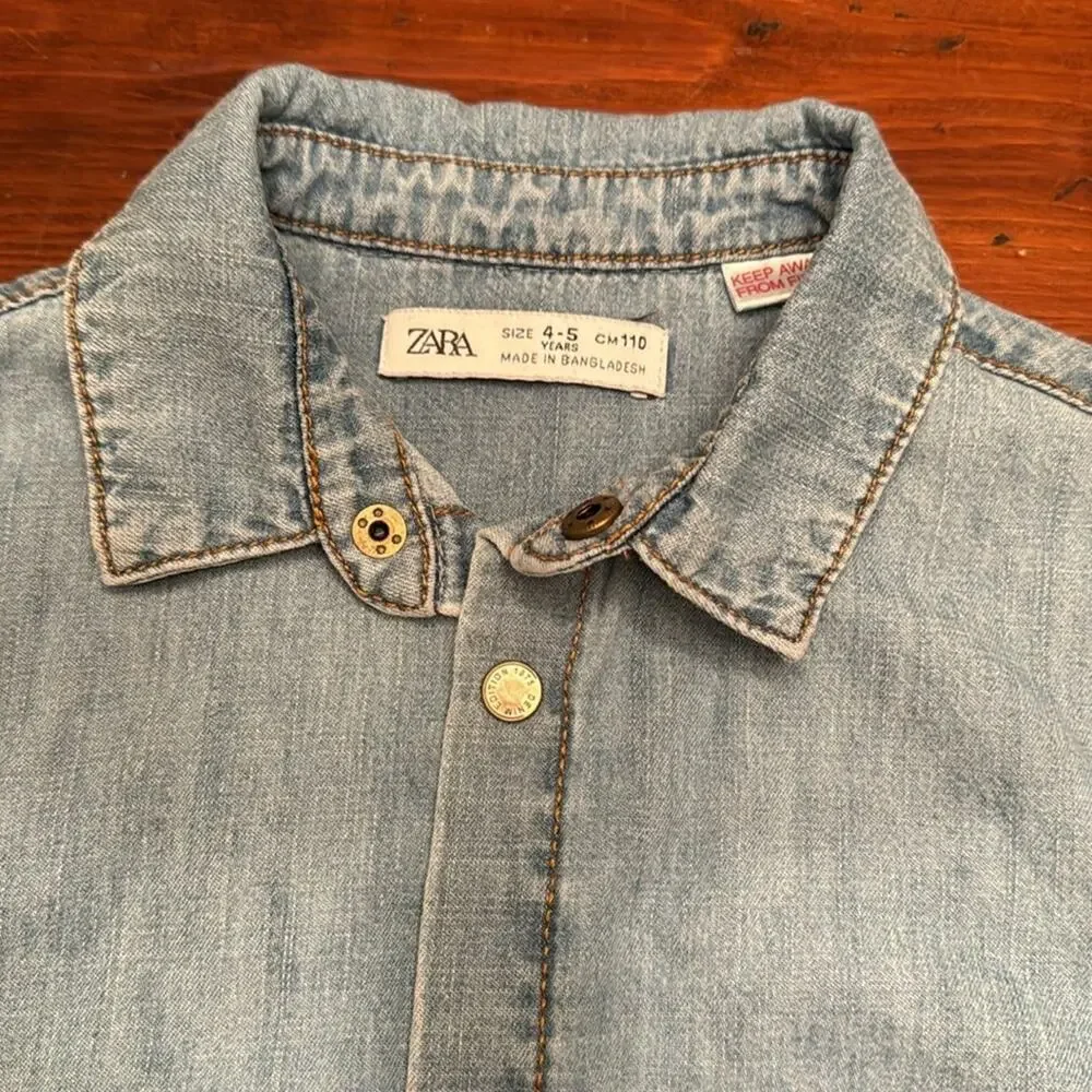 Zara Jean shirt VGUC size 4-5